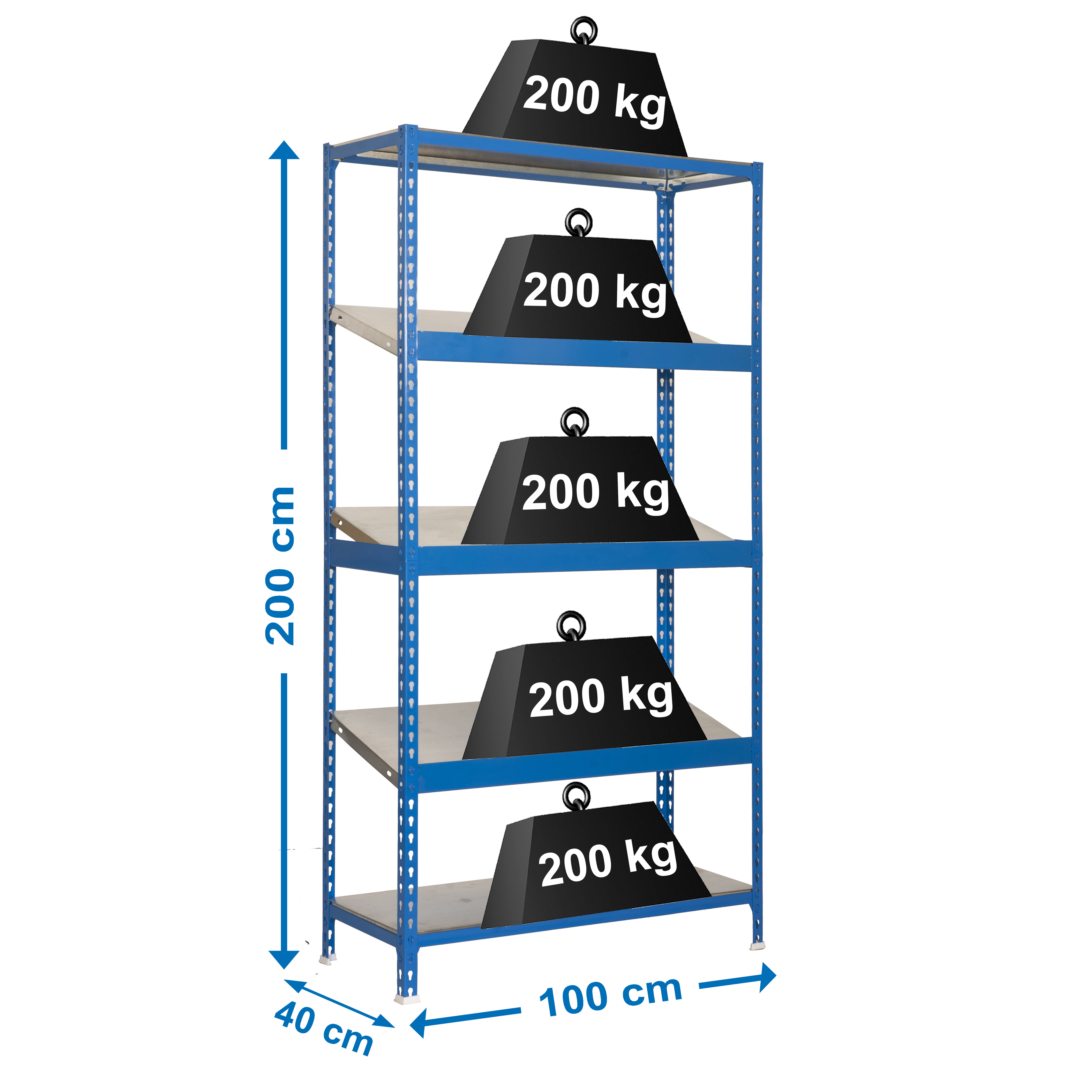Estantería sin tornillos SIMONEXPO 200