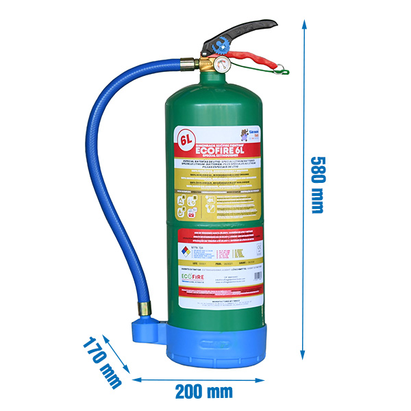 ECOFIRE EXT006G GREEN 6L