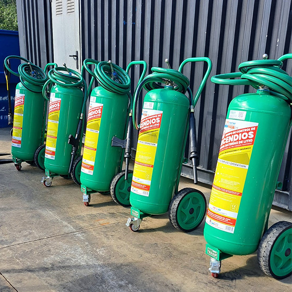 ECOFIRE EXT040G GREEN CARRO 40 L