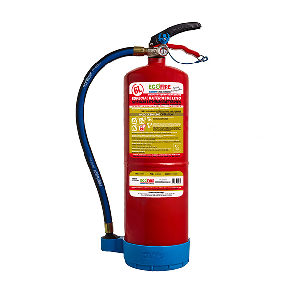 EXTINTOR ECOFIRE FIGHTING EXT0006 ROJO 6 L
